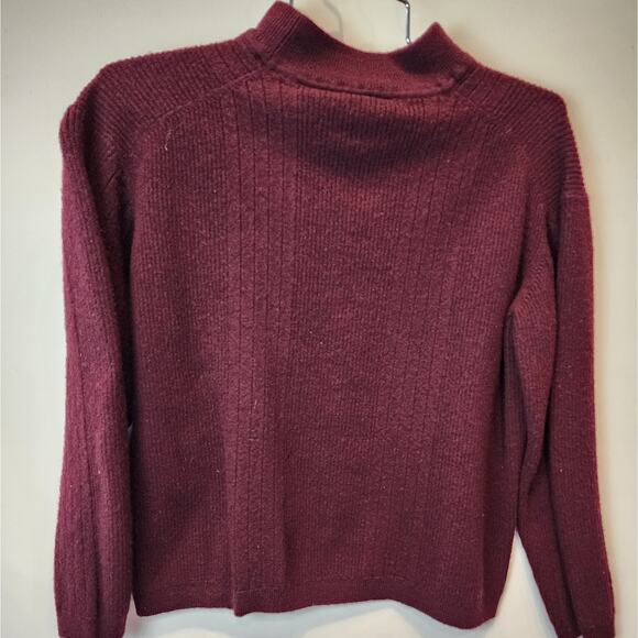 JF Ferrar Vintage Wool Turtleneck Sweater Boxy Long Sleeve Size L - Picture 2 of 8